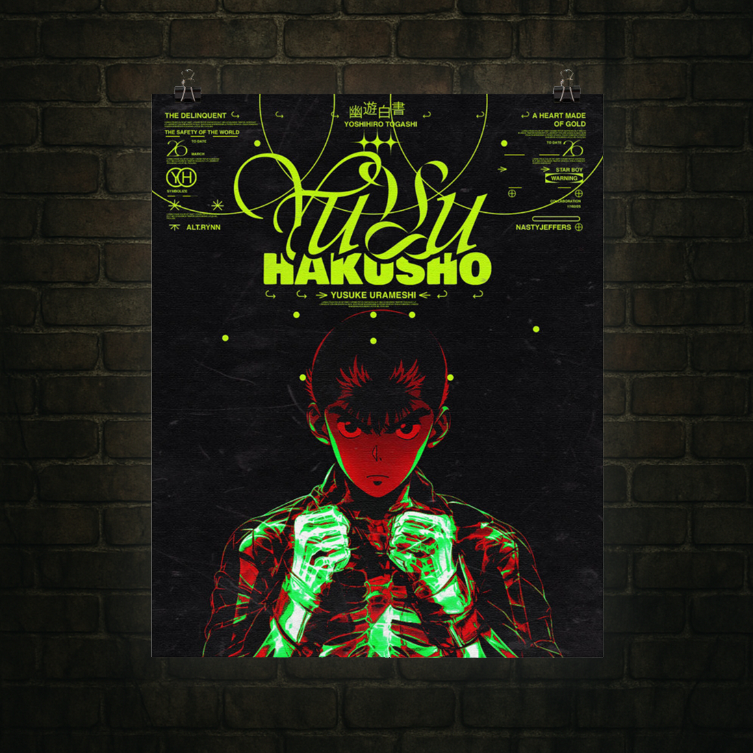 Yu Yu Hakusho // Crimson Wrath – Legacy Drop Poster