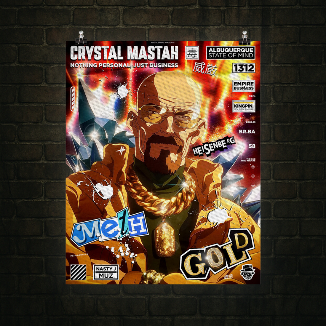 Walter White // Golden Empire – Legacy Drop Poster