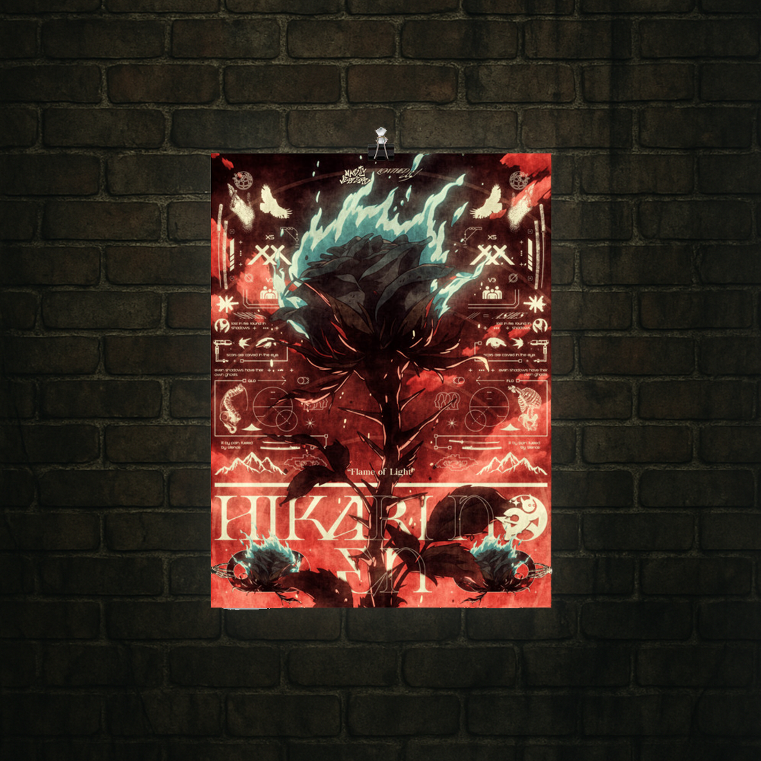 Hikari No En // Flame of Light – Legacy Drop Poster