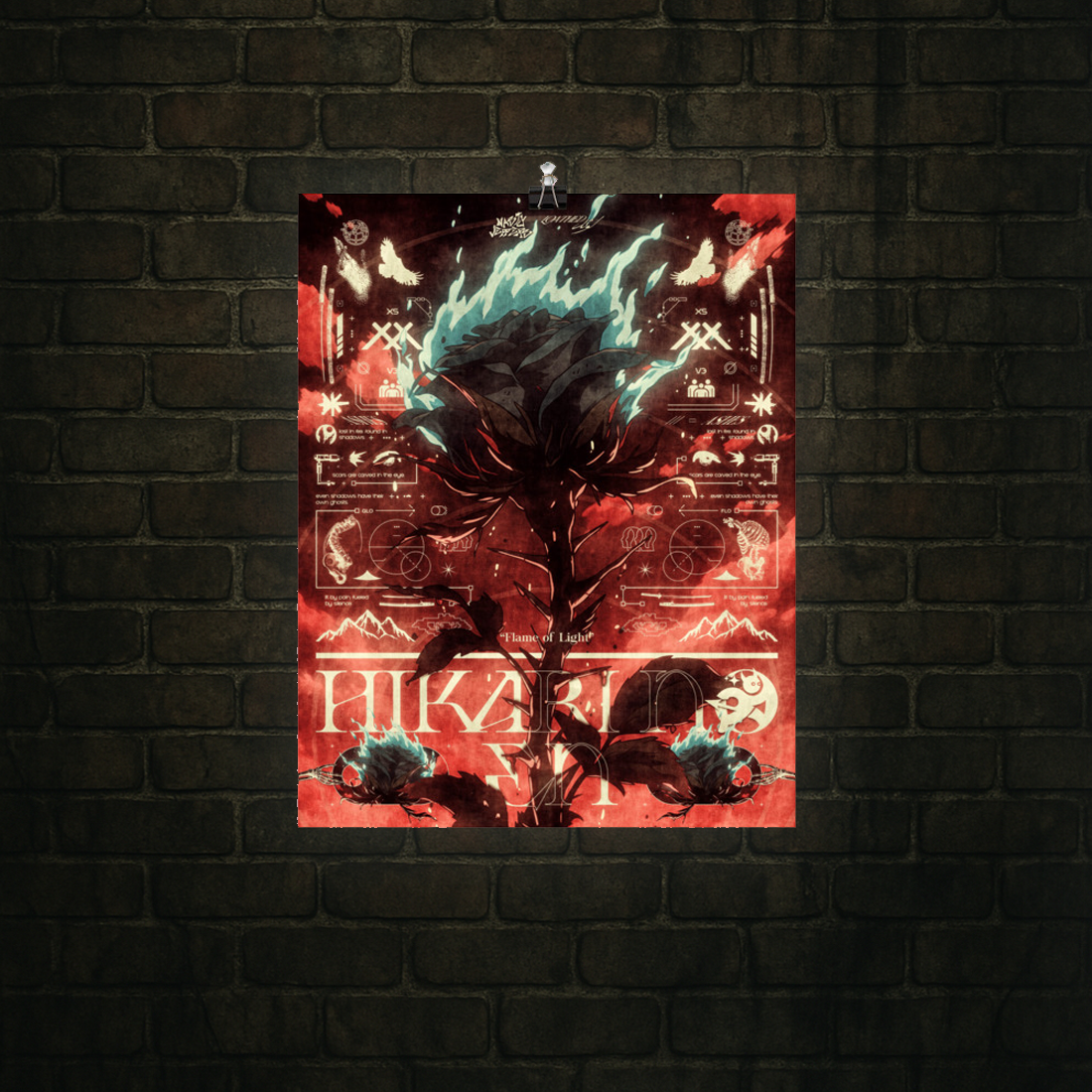 Hikari No En // Flame of Light – Legacy Drop Poster