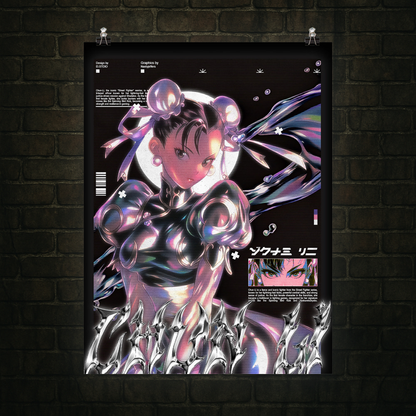 Chun-Li // Metal Pulse – Legacy Drop Poster