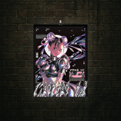 Chun-Li // Metal Pulse – Legacy Drop Poster