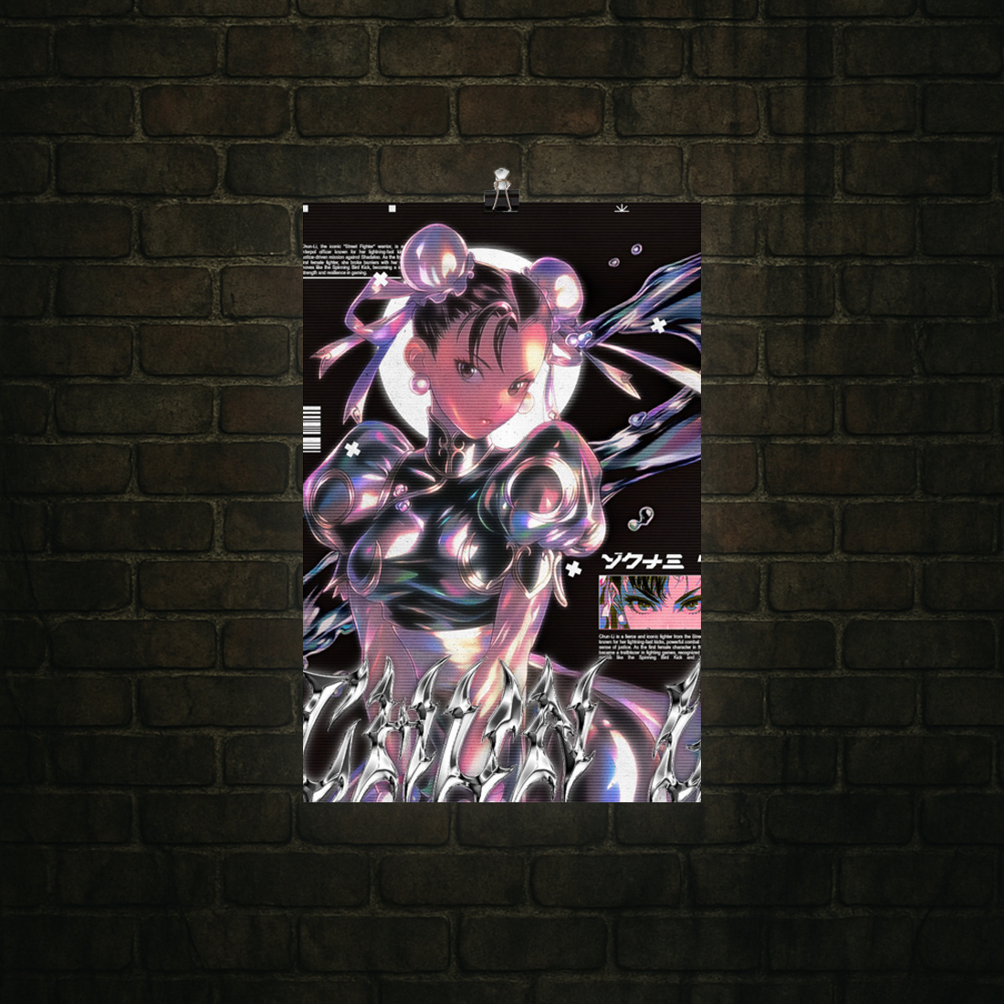 Chun-Li // Metal Pulse – Legacy Drop Poster