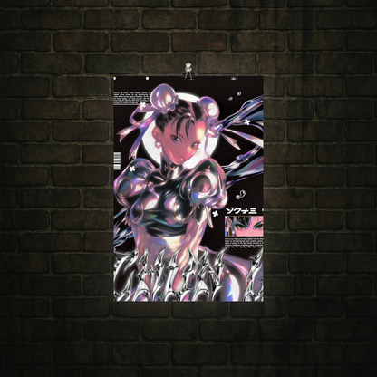 Chun-Li // Metal Pulse – Legacy Drop Poster
