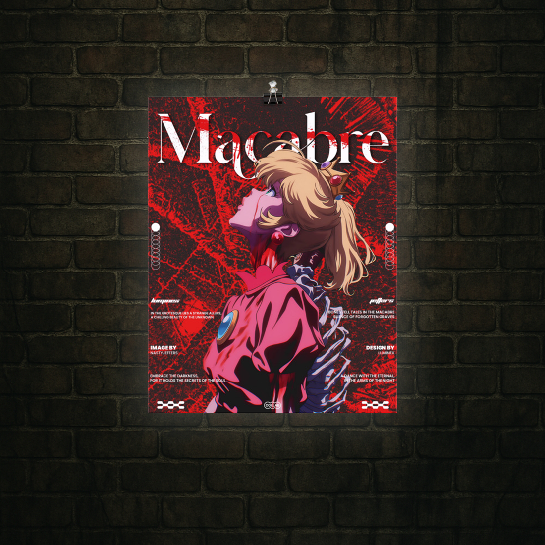 Princess Peach // Macabre – Legacy Drop Poster