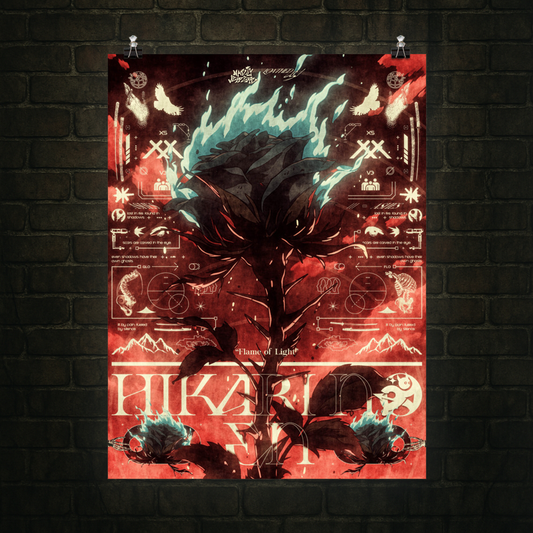 Hikari No En // Flame of Light – Legacy Drop Poster
