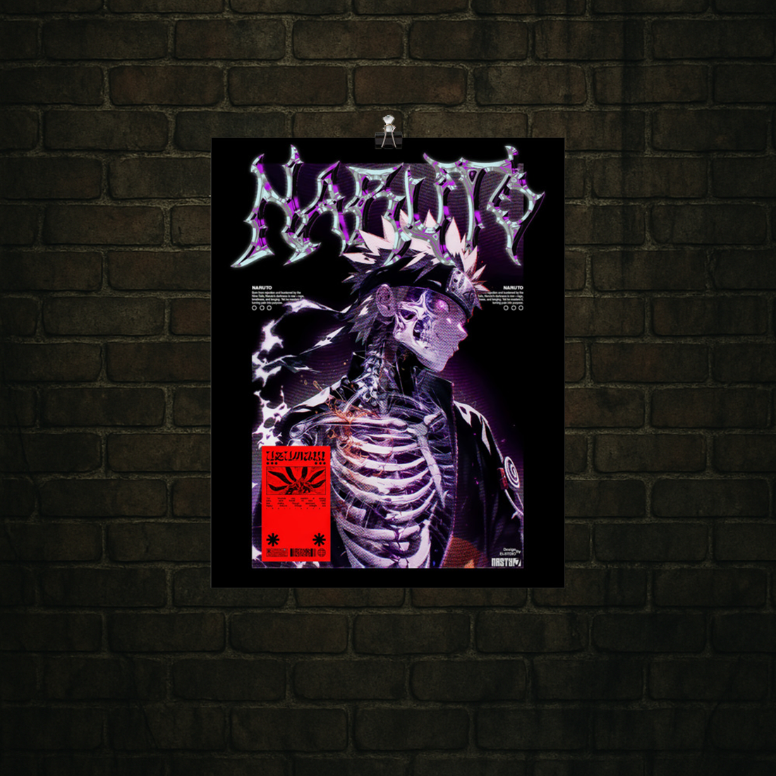 Naruto // Skeletal – Legacy Drop Poster