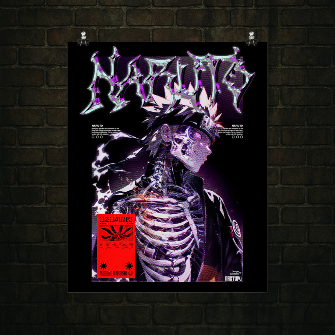 Naruto // Skeletal – Legacy Drop Poster