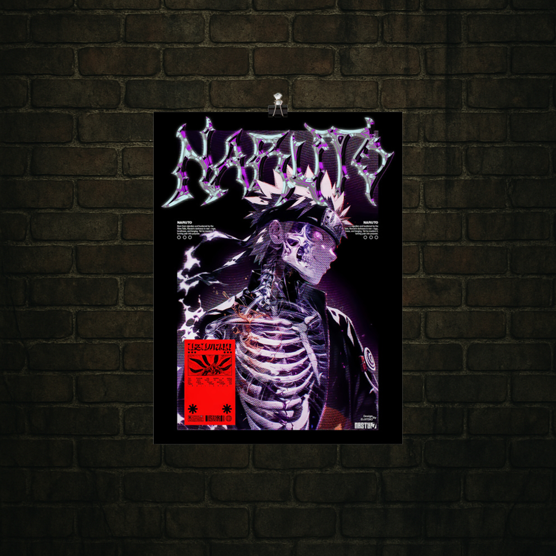 Naruto // Skeletal – Legacy Drop Poster