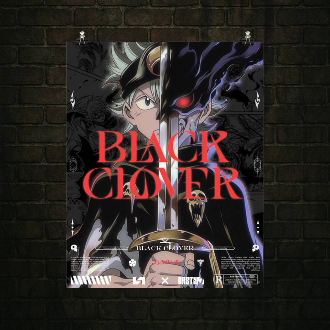 Black Clover // Revenge – Legacy Drop Poster