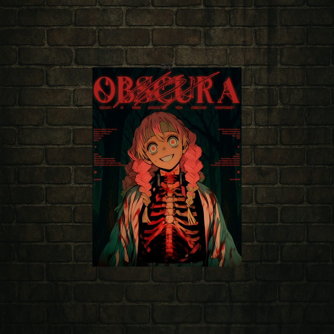 Mitsuri Kanroji // Skeletal – Legacy Drop Poster