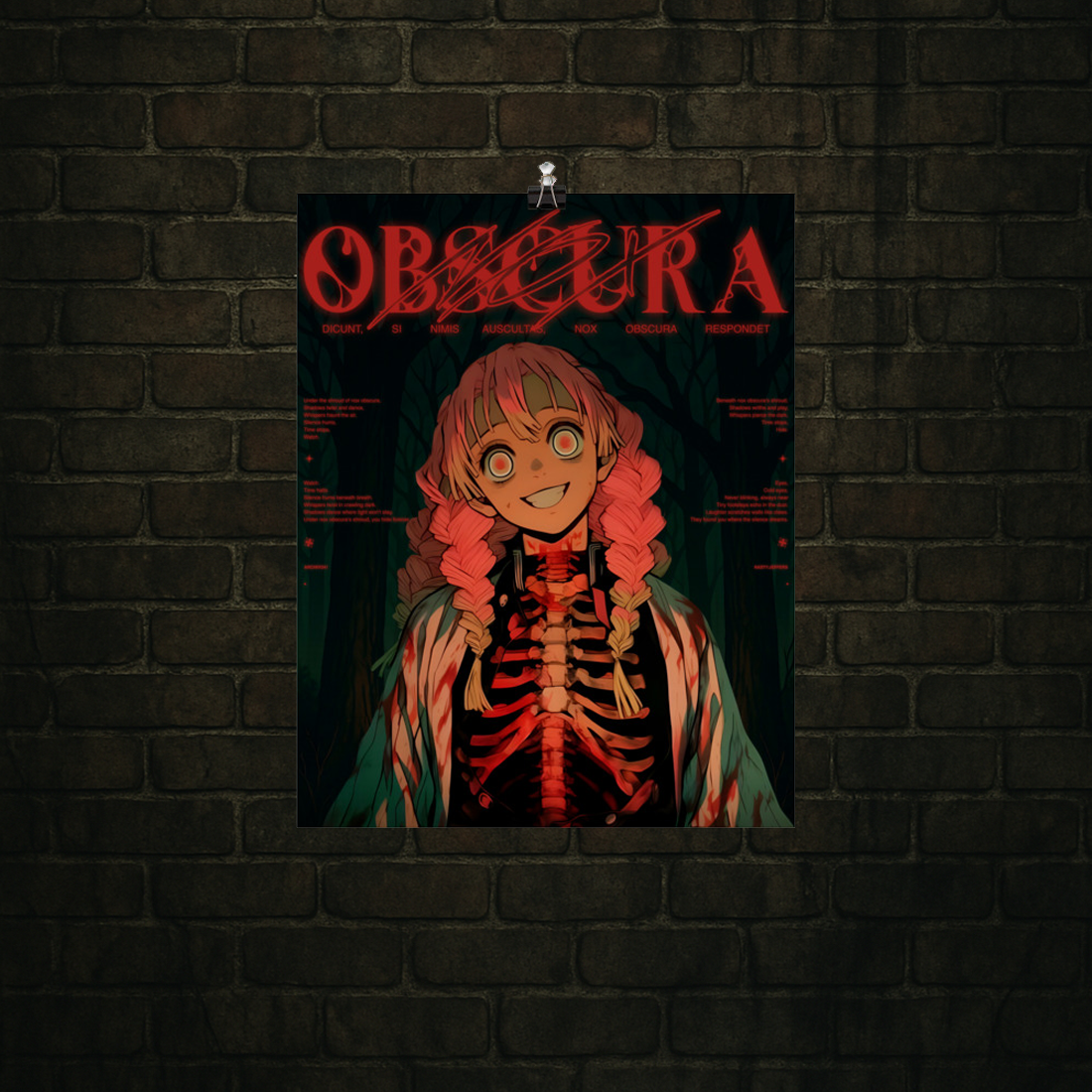 Mitsuri Kanroji // Skeletal – Legacy Drop Poster