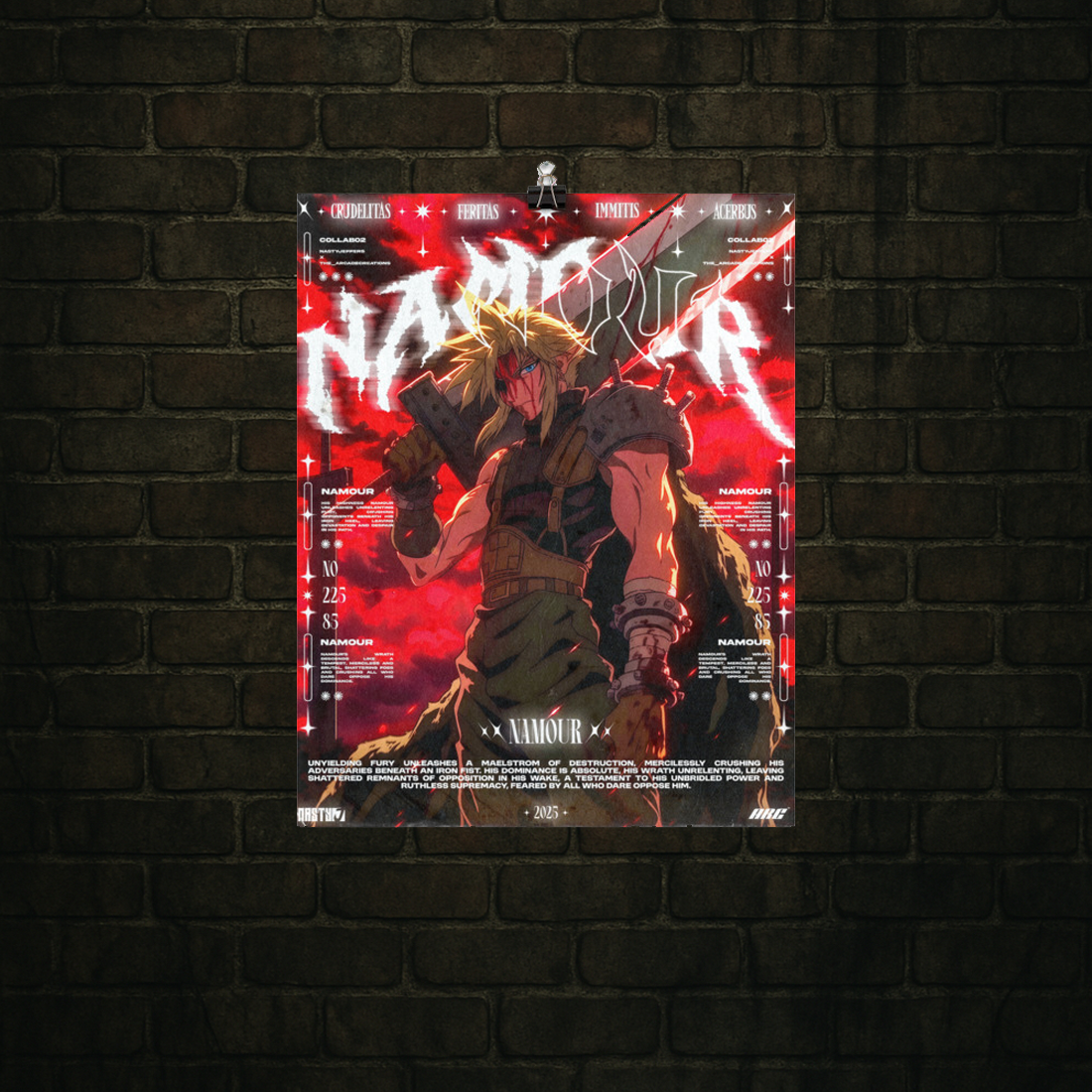 Cloud Strife // Namour – Legacy Drop Poster