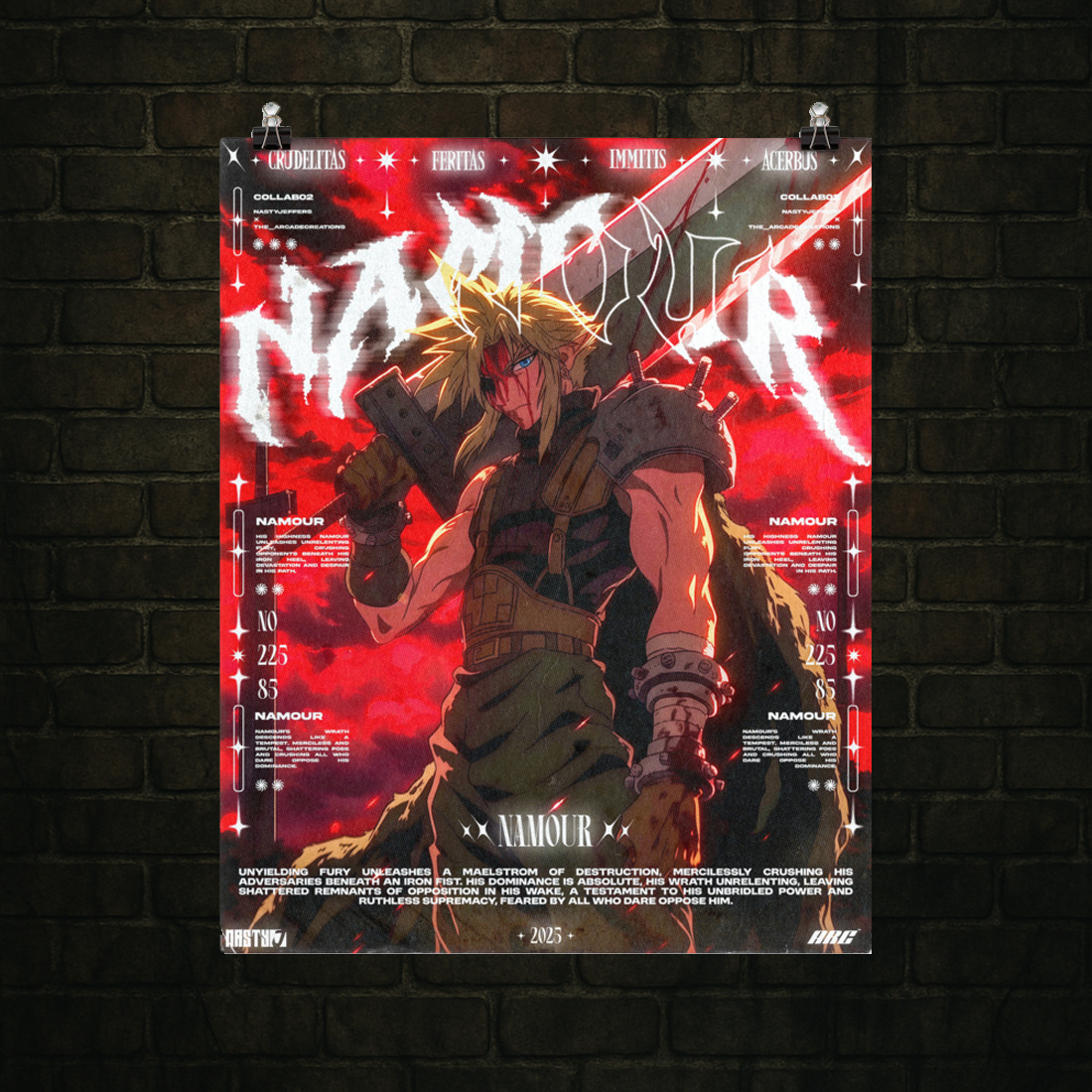 Cloud Strife // Namour – Legacy Drop Poster