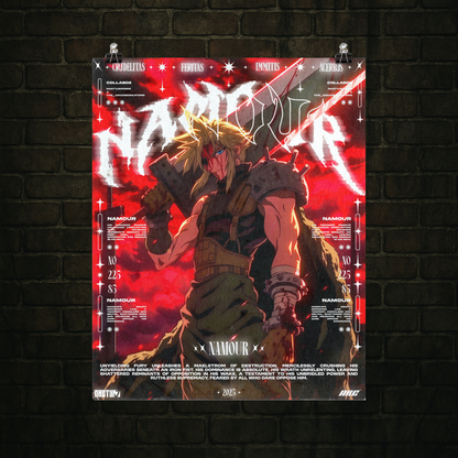 Cloud Strife // Namour – Legacy Drop Poster