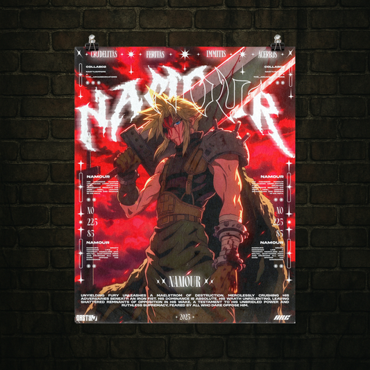 Cloud Strife // Namour – Legacy Drop Poster